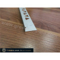 Aluminum Profiles L Shape Tile Edge Trim with Height 12.5mm and Matt Silver Color